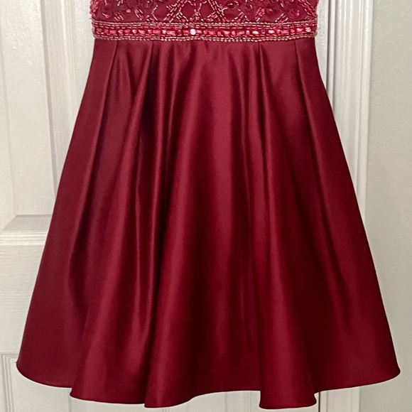 ASPEED DRESS, BURGUNDY, size XS - Picture 8 of 13